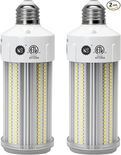 NS LED Corn Light Bulbs 9000 Lumens Super Bright (600W Equivalent), A19 60W E26 5000K Daylight, Energy Saving 90%, Non-Dimmable (1-Set)-for Home Workshop