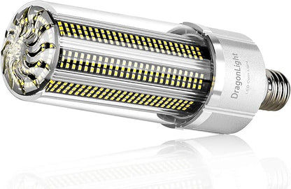 DragonLight 150W Commercial Grade Corn LED Light Bulb(600 Watt Metal Halide/HID/HPS Replacement) E39 Large Mogul Base LED Lamp 5000K Daylight 20,250LM for High Bay Area Lighting