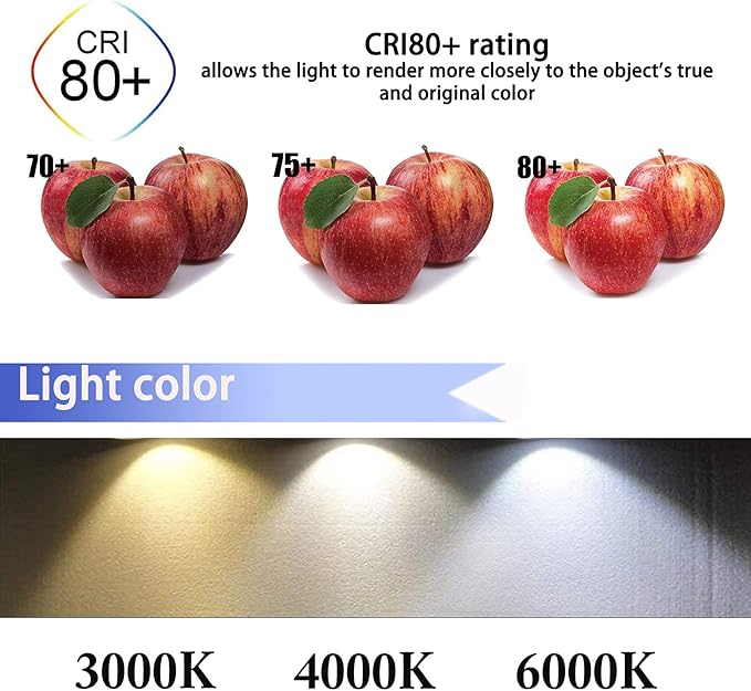 6 Pack 4FT T8 LED Tube Light Bulbs 24W R17D HO Base 6000K Daylight White with Ultra Bright Dual-Row LEDs for 4 Foot T10 T12 Fluorescent Replacement