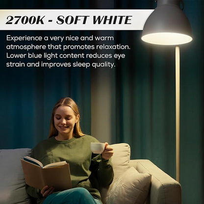 LED Light Bulb Dimmable Broad Compatibility 90 CRI 1000 Lumens 2700K 22,000Hrs BR30 (4 Pack)