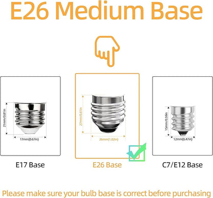 Edison Bulbs E26 Medium Base 2700K Soft White, 750LM ST58 Vintage LED Filament Bulb Clear Glass, Equivalent 75W Dimmable Lights Bulb 90+ CRI for Chandeliers, Pendants, Wall Sconces, 9 Pack