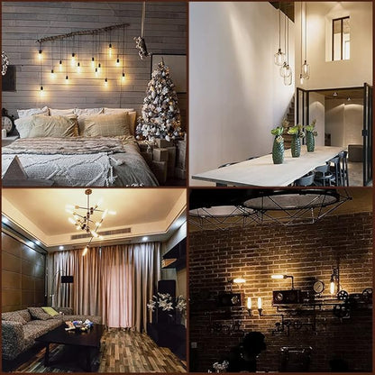 T10 Led Bulb,Dimmable 8W Led Tubular Bulbs, Soft White 3000K, 75 Watt Incandescent Bulb Equivalent, 3000K Soft White, Clear Glass, E26 Base Lamp Bulb, for Cabinet Display Cabinet etc,3 Pack.