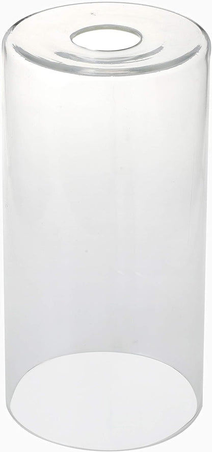 GoLucky Glass Cylinder Shade Accessory - Glass Lamp Fixture Shade Replacement - 1-5/8 Inch Fitter - 3.5"(D) x 5"(H)