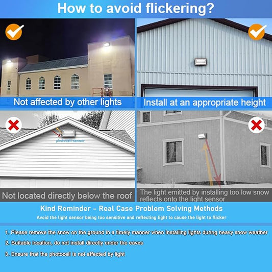 ledmo 150W LED Wall Pack with Photocell Dusk to Dawn 5000K Waterproof Commercial Outdoor Light Fixture 21000lm 100-277V Equivalent,Energy Save Flood Lights for Building,Yard,Warehouse,Garage