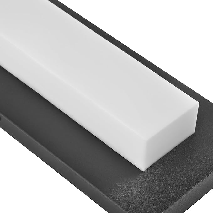 LamQee 31.5 in Aluminum Long Outdoor Wall Lights, 2900K 2000LM LED Waterproof IP65, Linear Modern Exterior Lighting Fixtures Wall Mount Outside Sconce Acrylic Shade for House Porch Patio Garage Door