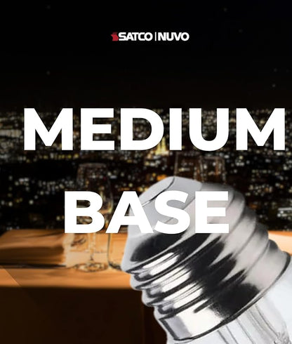 Satco S12150 8W LED A19 Bulb, Warm Dimming 3000K-2000K, 800 Lumens, 90 CRI, 60W Replacement, Clear Glass, E26 Medium Base, Enclosed Fixture Rated, Dimmable, 120 Volt (2 Pack)