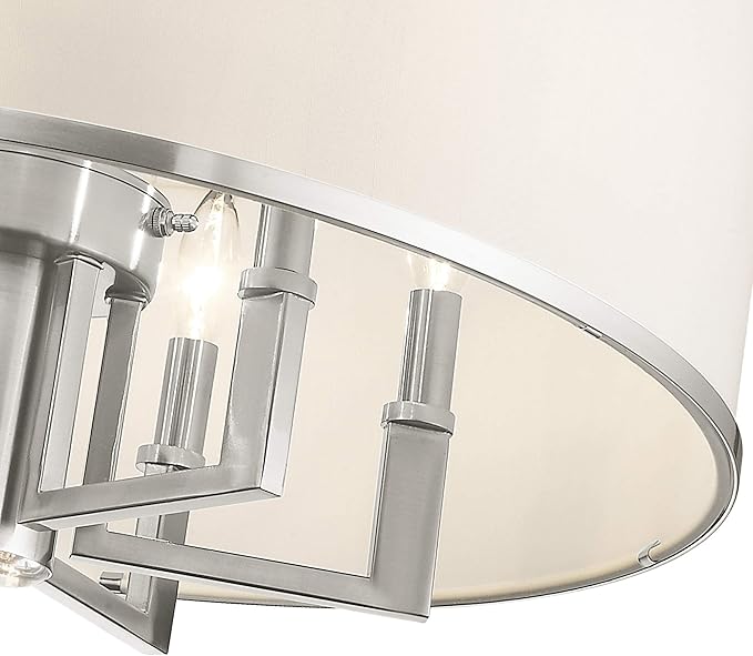 Livex Lighting 62616-91 Park Ridge 6 Light Chandelier, Brushed Nickel