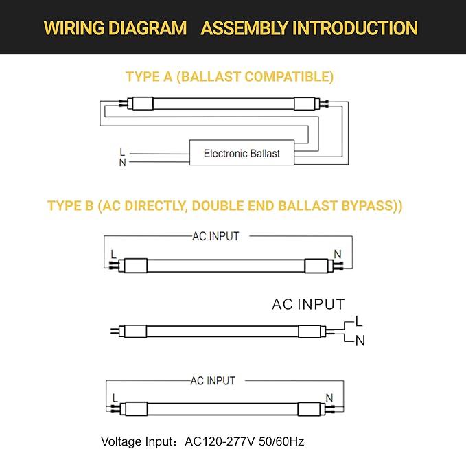 NUWATT 30 Pack 4 FT LED T8 Tube Light, T10 T12 Hybrid Type A+B, 4000K Cool White, 18W, High Brightness 2,200 Lumens, Plug & Play OR Ballast Bypass Fluorescent Tube Replacement, Single or Double Ended