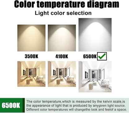46 Inches F28T5/865/ECO 6500K, T5 28 Watts Fluorescent Light Bulb Daylight, T5 Fluoerscent Tube, Medium Bi-Pin Base, 2550 Lumens CRI 85 25 Pack