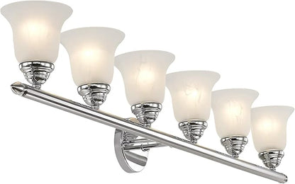 Livex Lighting 1066-05 Neptune 6-Light Bath Light, Chrome