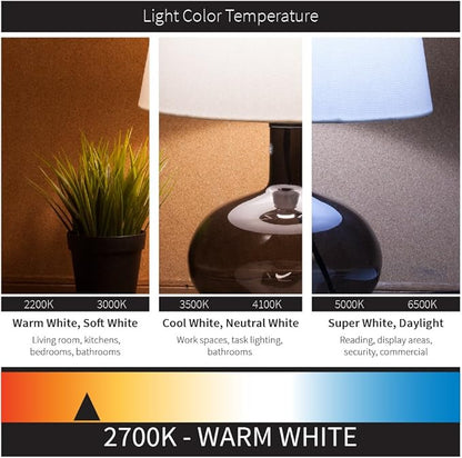 Sunlite PLD26/SP27K Compact Fluorescent PLD 2-Pin Plug-in Double Quad Tube Light Bulb, 26 Watts, 1560 Lumens, 2-Pin G24d3 Base, 2700K Soft White, 1 Pack