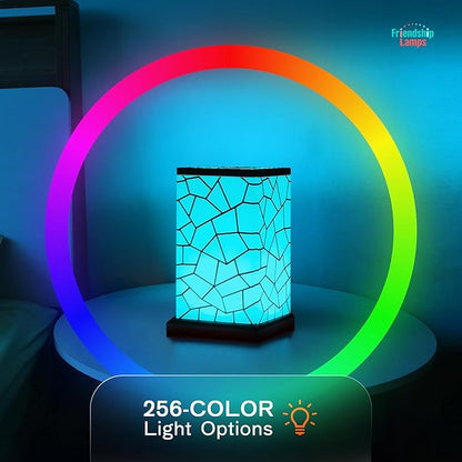 Friendship Lamp® by Filimin Classic - Best Friend Lamps Wi-Fi Touch Lamp LED Light for Long-Distance, Connection, Relationship, Friendship, Gifts, Love, 200+ Colors, App Setup - Set of 4
