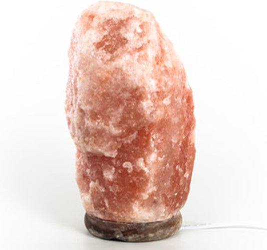 50–60 lbs Himalayan Salt Lamp – Extra Large Hand-Carved Pink Rock Salt Light with Wooden Base, Floor Lamp for Living Room, Spa, Meditation & Home Decor