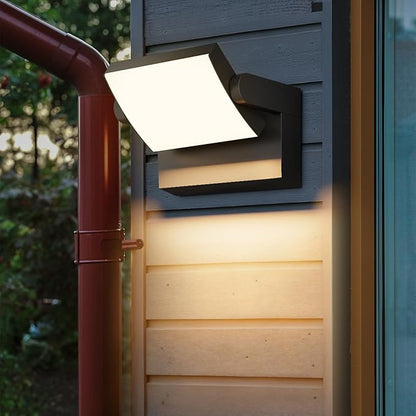 2 Pack Modern Outdoor Lights, 40W Black LED Exterior Light Fixture, 3000K Outdoor Wall Sconce, IP65 Waterproof Porch Lights for House