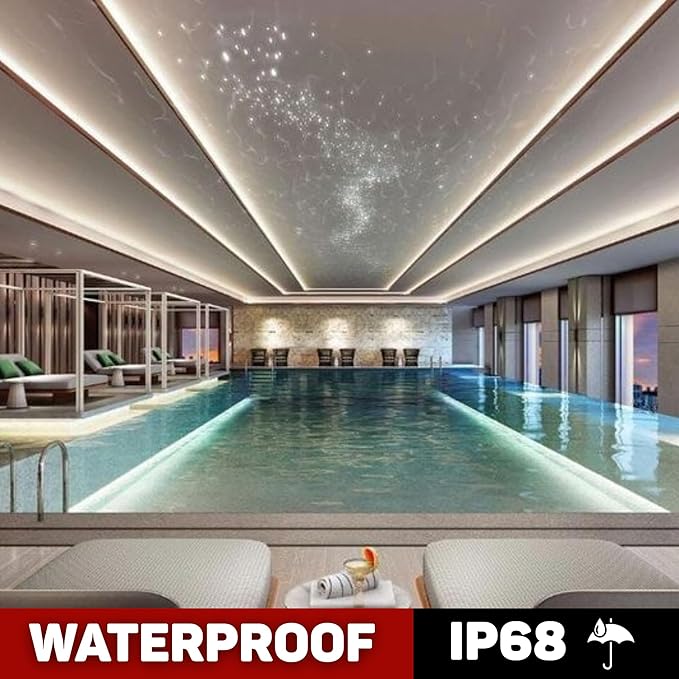 High CRI Waterproof RGBW LED Strip (RGB+Cool White 6000K) 23w/m 24v 5 Year ~ Iris Series (RGB + Natural White)
