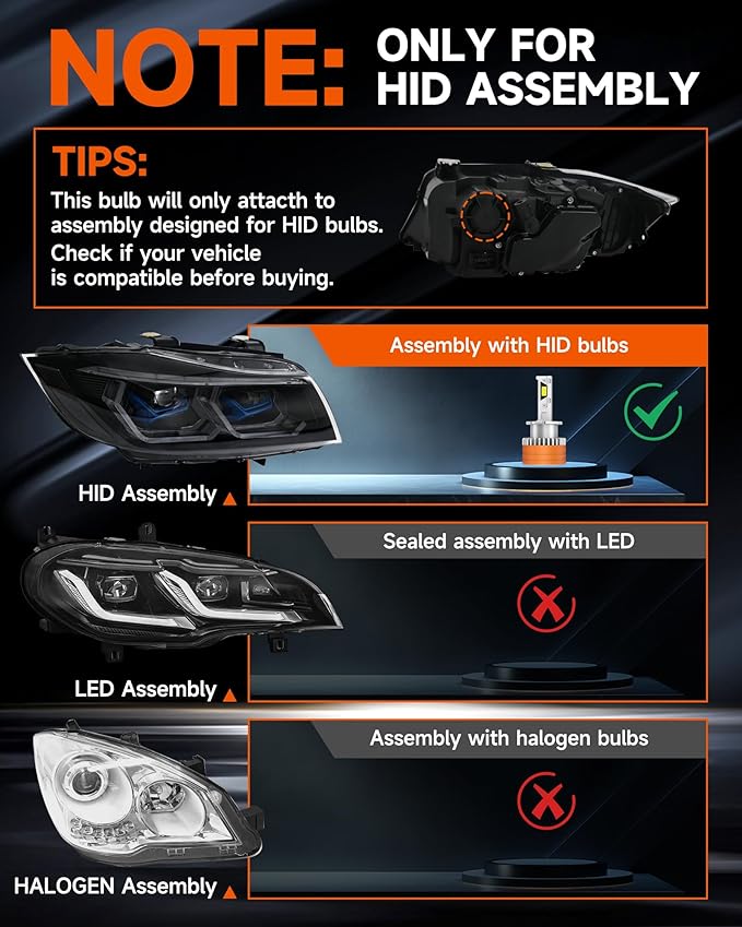 Fit for Acura 2007-2015 MDX RDX RL 2004-2014 TL TSX 2010-2013 ZDX Xenon HID Light Replacement, 24000LM 600% Brightness D2S HID Bulbs, 6000K Cool White, Pack of 2
