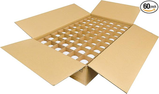 Simply Conserve 6W (40W EQ) Dimmable Energy Efficient A19 LED Light Bulb 60-Pack Bulk 2700K