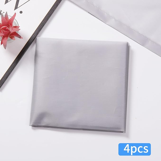 2pcs Fluorescent Light Covers - Light Covers for Ceiling Lights Classroom, Magnetic Light Filters for Office, Hospitals, Home 4 x 2 Feet (light grey)