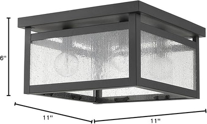 Livex Lighting 4052-07 Milford 4-Light Ceiling Mount, Bronze 6.00x11.00x11.00