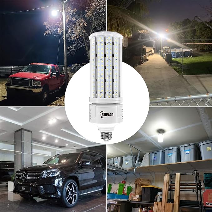 LED Corn Light Bulb 100W Super Bright 15000Lm 5000k E26 /E39 Led Corn Bulb, 1000W Equivalent CFL Metal Halogen HID Led Bulb for Outdoor Indoor Area Garage Basement Warehouse