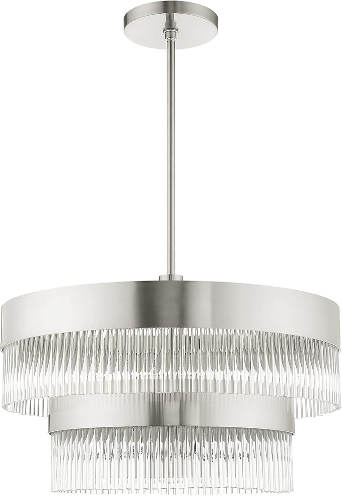 Livex Lighting 49825-33 6 Light Soft Gold Chandelier