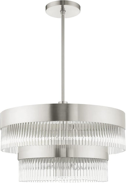 Livex Lighting 49825-33 6 Light Soft Gold Chandelier