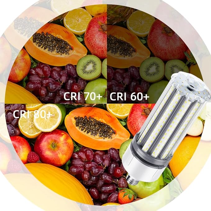 150W LED Corn Light Bulbs 2 Pack, AC110-277V, E26/E39 Base, 21450LM, Cob Bulb 5000K Daylight White Commercial Grade Corn Lights for Warehouse Parking Lots High Bay Street Light