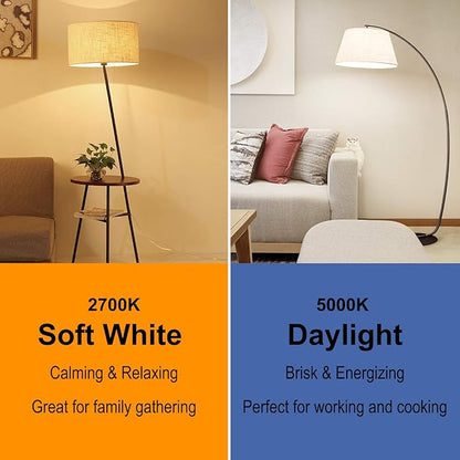 12Packs ST64 Large Vintage LED Edison Bulbs, 60W Equivalent 7W, 800Lumens, Dimmable Antique LED Filament, 2700K Warm White, E26 Medium Base Light Bulbs High Brightness Clear Glass for Bedroom Office