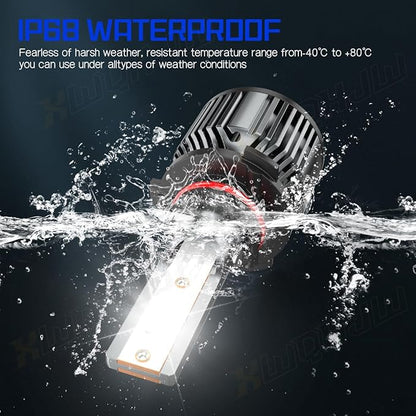 Compatible For Toyota Camry 2007-2018/ Subaru Forester Impreza 2009 2010 2011 2012 2013 2014 2015-2022 High Low Beams Bulbs, 6500K White, 500% Brightness, Plug n Play, for Off-Road Use Only, 4 PCS
