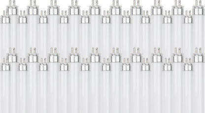Sunlite 30340 F28T5/841 4 Foot T5 Linear Fluorescent Lamp, 28 Watts, 2500 Lumens, 4100K Cool White, Miniature G5 Bi-Pin Base, ROHS Compliant, High Performance Straight Tube, 40 Pack