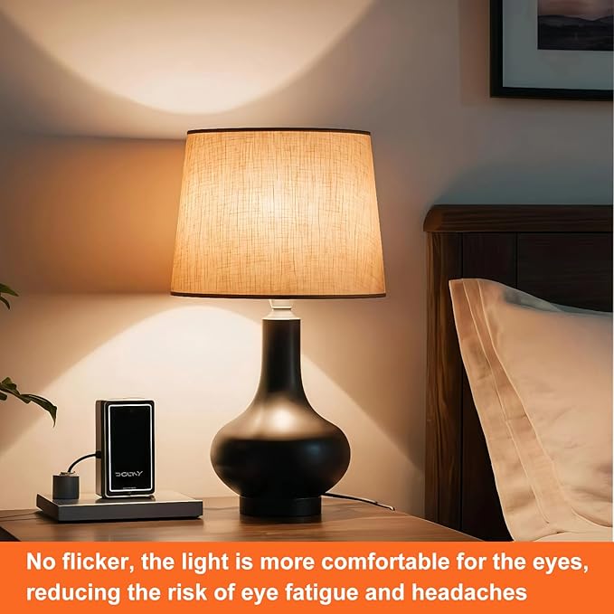 G16.5 LED Bulb 60w Dimmable 2700k Warm White 5W 120V, 6 Pack High Output Led G16.5 Clear Globe Bulb, No Flicker G 16.5 Round Bulb E12 Candelabra Base Clear Glass for Indoor/Outdoor Lighting.