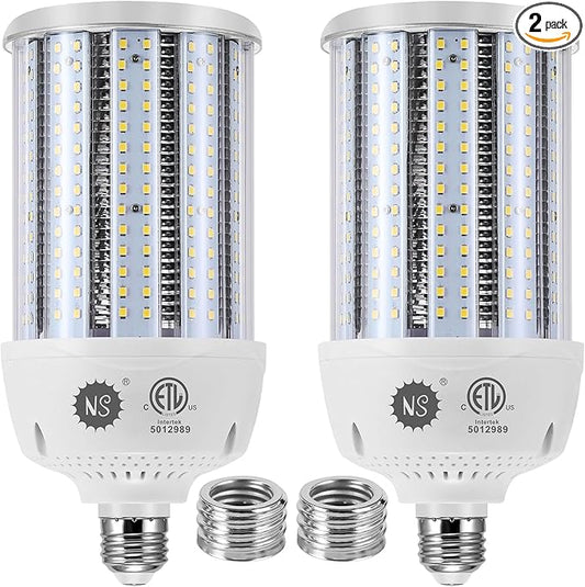 NS 1000W Equivalent LED Corn Light Bulbs,100W Led Corn Bulb 15000 Lumens 5000K Daylight White,E26/E39 Base LED Bulbs,Large Area Lights for Indoor Outdoor Warehouse Garage Backyard High Bay Lighting