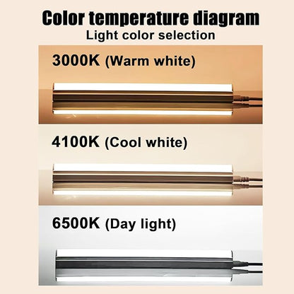 10 Pack, F32T8/865 Fluorescent Light Bulb 48 Inch Daylight 32 Watt, T8 Fluorescent Bulb 4 Foot, 2800 Lumens G13 Medium 6500K Bi-Pin Base