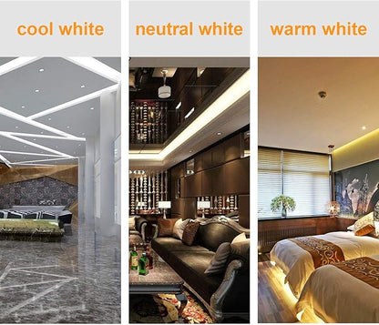 Shine Decor LED Strip Light 50FT 120VAC, Super Bright 6337 Lumens Dimmable, IP65 Waterproof for Outdoor Indoor, 6500K Cool White Every 1.6ft Cuttable Proselect Lighting Strip, 6x10mm ETL Listed