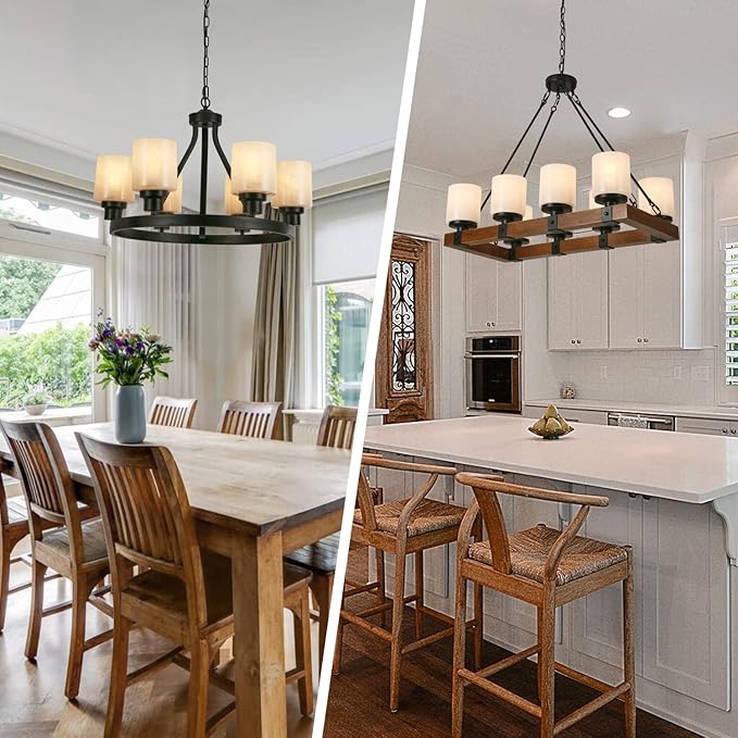 1 Pack Alabaster White Glass Lamp Shade, Cylinder Glass Lamp Shade Replacement with 1-5/8-inch Fitter Opening for Pendant light, Desk lamp,Wall Sconces and Bathroom Vanity lights.