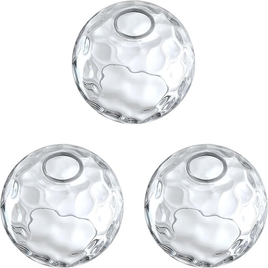 Doraimi Lighting 6.3 Inch Replacement Texture Glass Lamp Shade Light Fixture for 3 Pack Replacement Wall Sconce Pendant Light Ceiling Light Chandelier Shade,Factory Outlet