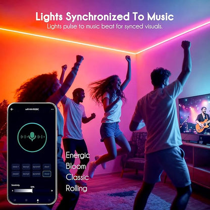 Shine Decor IP68 LED Strip Light 32.8 FT, DC 24V RGB+IC LED Strip Lights, Outdoor Rope Lights with Remote APP Control Music Sync, Color Chasing LED Lights Strip for Chrismas, Pool, Home Decor