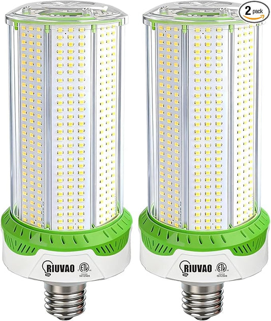 2 Pack 150W LED Corn Light Bulb 225000LM 5000K Daylight Super Bright LED Corn Bulbs, E26/E39 Base Light Bulb for Warehouse, Workshop, Garage, High Bay Indoor Outdoor Lighting