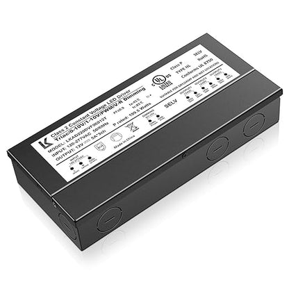 inShareplus 12V 200W Dimmable LED Driver, 5-in-1 Triac/ELV/MLV/0-10V/1-10V/PWM Dimming Transformer, Compatible with Lutron & Leviton Dimmer, Constant Voltage Power Supply, UL Listed, IP67 Waterproof