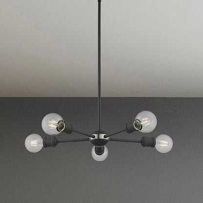 Livex Lighting 46135-80 5 Light Nordic Gray Chandelier