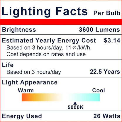 Explux 300 Watt Equivalent PAR38 LED Flood Light Bulbs, Ultra Bright 3600 Lumens, Dimmable, Full-Glass Outdoor Waterproof & Anti-Ageing, 5000K Daylight Spotlight, 1-Pack