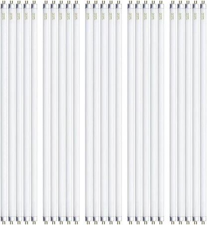 46 Inches T5 Fluorescent Bulb 54W, F54T5/850/HO 54 Watt T5 High Output 5000K Fluorescent Tube, 25 Pack, G5 Base, 4200 Lumens, CRI 82