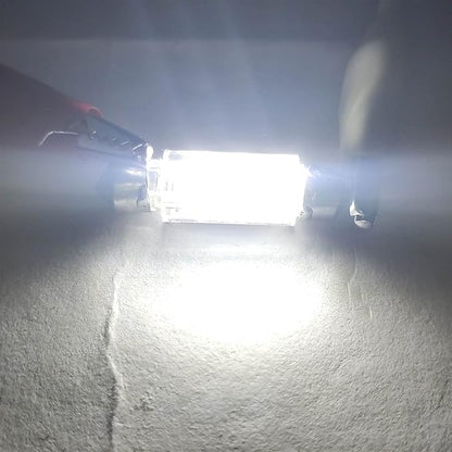 578 Festoon LED Bulb Extremely Super Bright 6000K White,211-2 LED Bulbs,212-2 LED Map Bulb 43mm 44mm DC 12V for Automotive Interior Reading Trunk Lights (Pack 6)