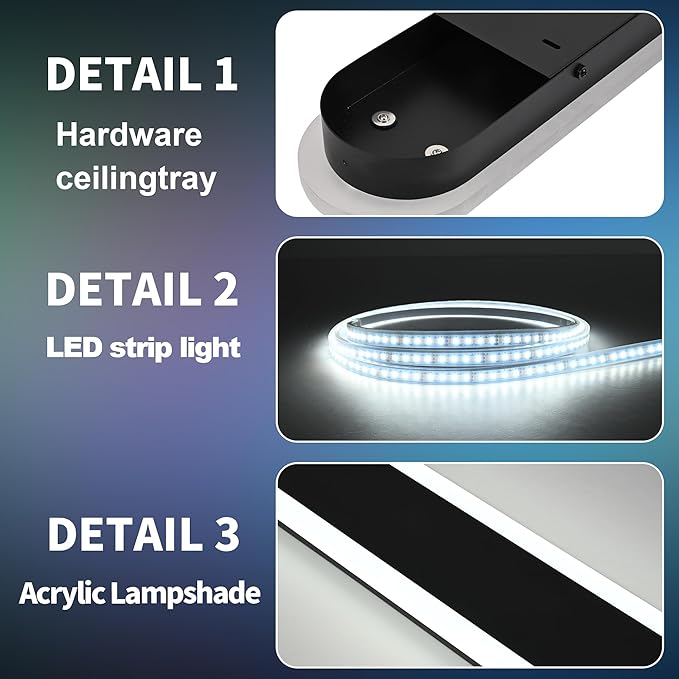 BONLICHT Black Outdoor Wall Light 1 Pack Long Outdoor Modern 5CCT Dimmable LED Linear Wall Sconce 40inch Waterproof IP65 LED Wall Mount Lighting Fixture for Doorway Porch Patio Stairway Garden House