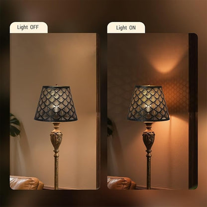Lampshade, desk lamp shade,lampshades for table lamp and floor lamp shades are 6 "Top x 10" Bottom x 7.5 "Hight, used for bedrooms, living rooms, and college dorm room