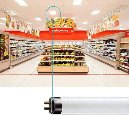 Circle (6 Pack F17T8/841 17W 24 Inch T8 Fluorescent Tube Light Bulb, 4100K Cool White, Medium Bi-Pin (G13) Base, 17 Watt T8 Light Bulbs