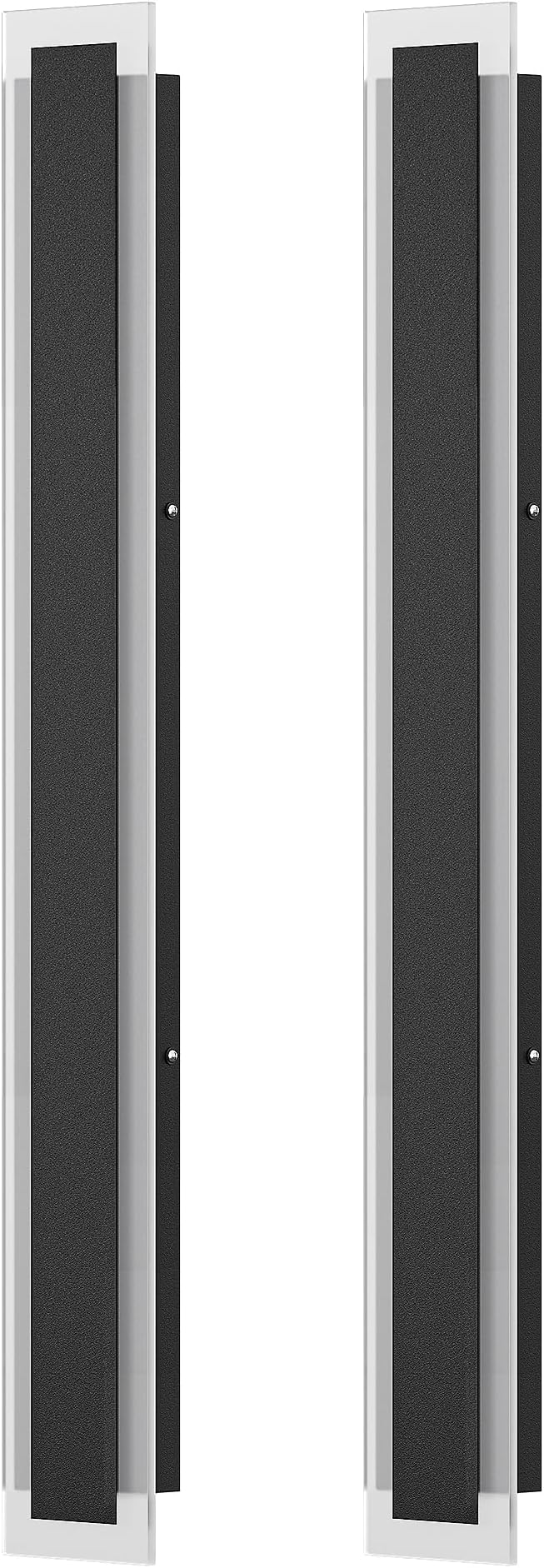 EDISHINE Upgraded 2 Pack 39.4" Modern Outdoor Wall Light Exterior, Led Linear Outdoor Wall Sconce, Adjustable Brightness & Color Temperature, IP65 Waterproof, Long Exterior Lighting Fixture for Garage