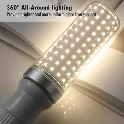 E26 LED Bulbs, 40W LED Light Bulbs Equivalent 400W, 3000K Sunset Color Warm Light, Not Dimmable, AC 85-265V, E26 Light Bulbs (4 Pack)