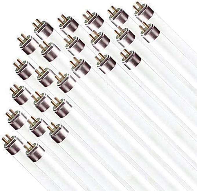 Circle (24 Pack F17T8/865 17W 24 Inch T8 Fluorescent Tube Light Bulb, 6500K Daylight White, Medium Bi-Pin (G13) Base, 17 Watt T8 Light Bulbs