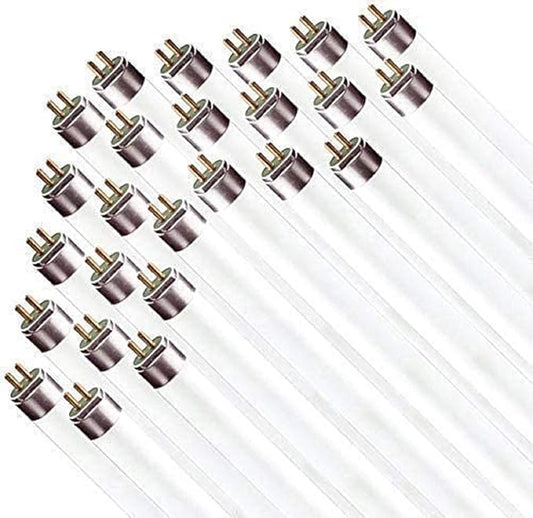 Circle (24 Pack F17T8/865 17W 24 Inch T8 Fluorescent Tube Light Bulb, 6500K Daylight White, Medium Bi-Pin (G13) Base, 17 Watt T8 Light Bulbs
